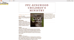 Desktop Screenshot of fpckchildrensministry.blogspot.com