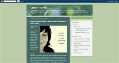 Desktop Screenshot of ladies4christ.blogspot.com