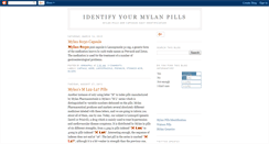 Desktop Screenshot of mylan-pills.blogspot.com