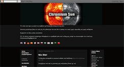 Desktop Screenshot of chromiumsun.blogspot.com