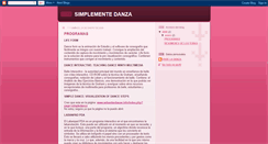Desktop Screenshot of amarsentirvivirladanza.blogspot.com