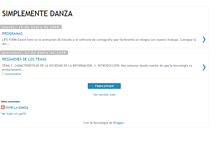 Tablet Screenshot of amarsentirvivirladanza.blogspot.com