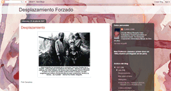 Desktop Screenshot of claudiadesplazamiento.blogspot.com