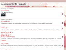 Tablet Screenshot of claudiadesplazamiento.blogspot.com