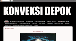 Desktop Screenshot of konveksi-depok.blogspot.com