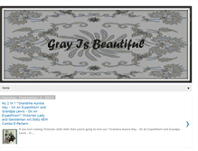 Tablet Screenshot of grayisbeautiful.blogspot.com