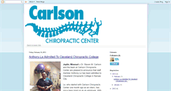 Desktop Screenshot of carlsonchiropracticcenter.blogspot.com