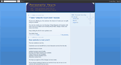 Desktop Screenshot of personallyyoursuk.blogspot.com