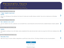 Tablet Screenshot of personallyyoursuk.blogspot.com