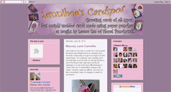 Desktop Screenshot of jennibeescardspot.blogspot.com