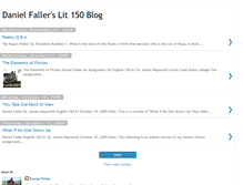 Tablet Screenshot of danielfallerslit150blog.blogspot.com