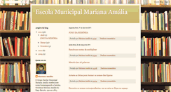 Desktop Screenshot of escolamunicipalmarianamalia.blogspot.com