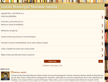 Tablet Screenshot of escolamunicipalmarianamalia.blogspot.com