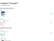 Tablet Screenshot of ladymaryscrapart.blogspot.com