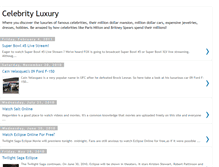Tablet Screenshot of celebrity-luxury.blogspot.com