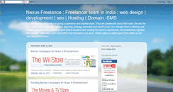Desktop Screenshot of nexusfreelance.blogspot.com