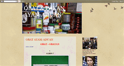 Desktop Screenshot of obat-ayam.blogspot.com