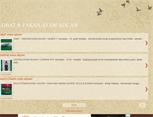 Tablet Screenshot of obat-ayam.blogspot.com