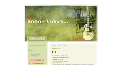 Desktop Screenshot of music-vdos.blogspot.com