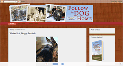 Desktop Screenshot of followthedoghome.blogspot.com