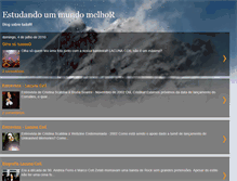 Tablet Screenshot of estudando-um-mundo-melhor.blogspot.com