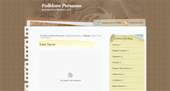 Desktop Screenshot of folkloredeperu.blogspot.com