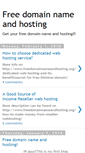 Mobile Screenshot of free-domain-name-and-hosting.blogspot.com