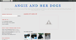 Desktop Screenshot of angieandherdogs.blogspot.com