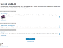 Tablet Screenshot of laptop-skydd.blogspot.com