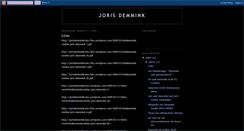 Desktop Screenshot of jorisdemmink.blogspot.com