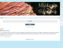 Tablet Screenshot of michiganspinning.blogspot.com