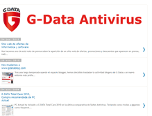Tablet Screenshot of gdata-antivirus.blogspot.com