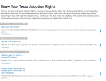 Tablet Screenshot of knowyourtexasadoptionrights.blogspot.com