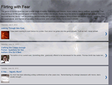 Tablet Screenshot of flirtingwithfear.blogspot.com