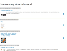 Tablet Screenshot of humanismoydesarrollosocial.blogspot.com