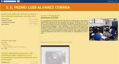 Desktop Screenshot of iepedroluisalvarezcorrea.blogspot.com