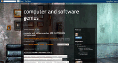 Desktop Screenshot of computerandsoftwaregenius.blogspot.com