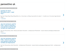Tablet Screenshot of paroxetineuk.blogspot.com