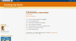 Desktop Screenshot of coming-up-soon.blogspot.com