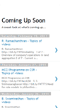 Mobile Screenshot of coming-up-soon.blogspot.com