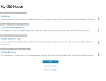 Tablet Screenshot of my-old-house-mike.blogspot.com