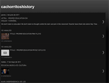 Tablet Screenshot of cachorritoshistory.blogspot.com