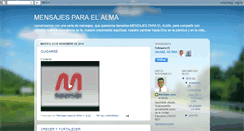 Desktop Screenshot of mensajesparaelalma10.blogspot.com