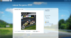 Desktop Screenshot of nascarthegame2012.blogspot.com