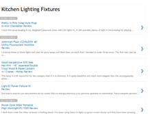 Tablet Screenshot of kitchen-lightingfixtures.blogspot.com
