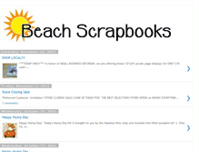 Tablet Screenshot of beachscrapbooks.blogspot.com