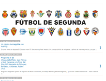 Tablet Screenshot of futboldesegunda.blogspot.com