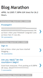 Mobile Screenshot of blogmarathon.blogspot.com