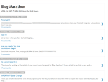 Tablet Screenshot of blogmarathon.blogspot.com