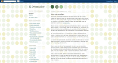 Desktop Screenshot of decantador.blogspot.com